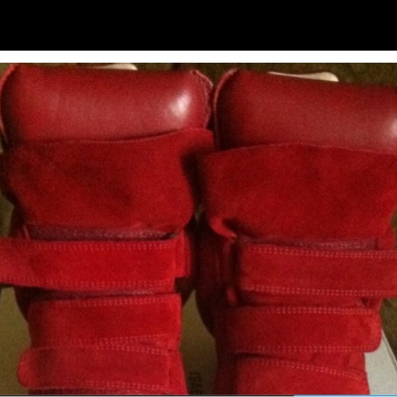 Isabel murant size 40 red wedge sneakers trainers - Picture 4 of 4